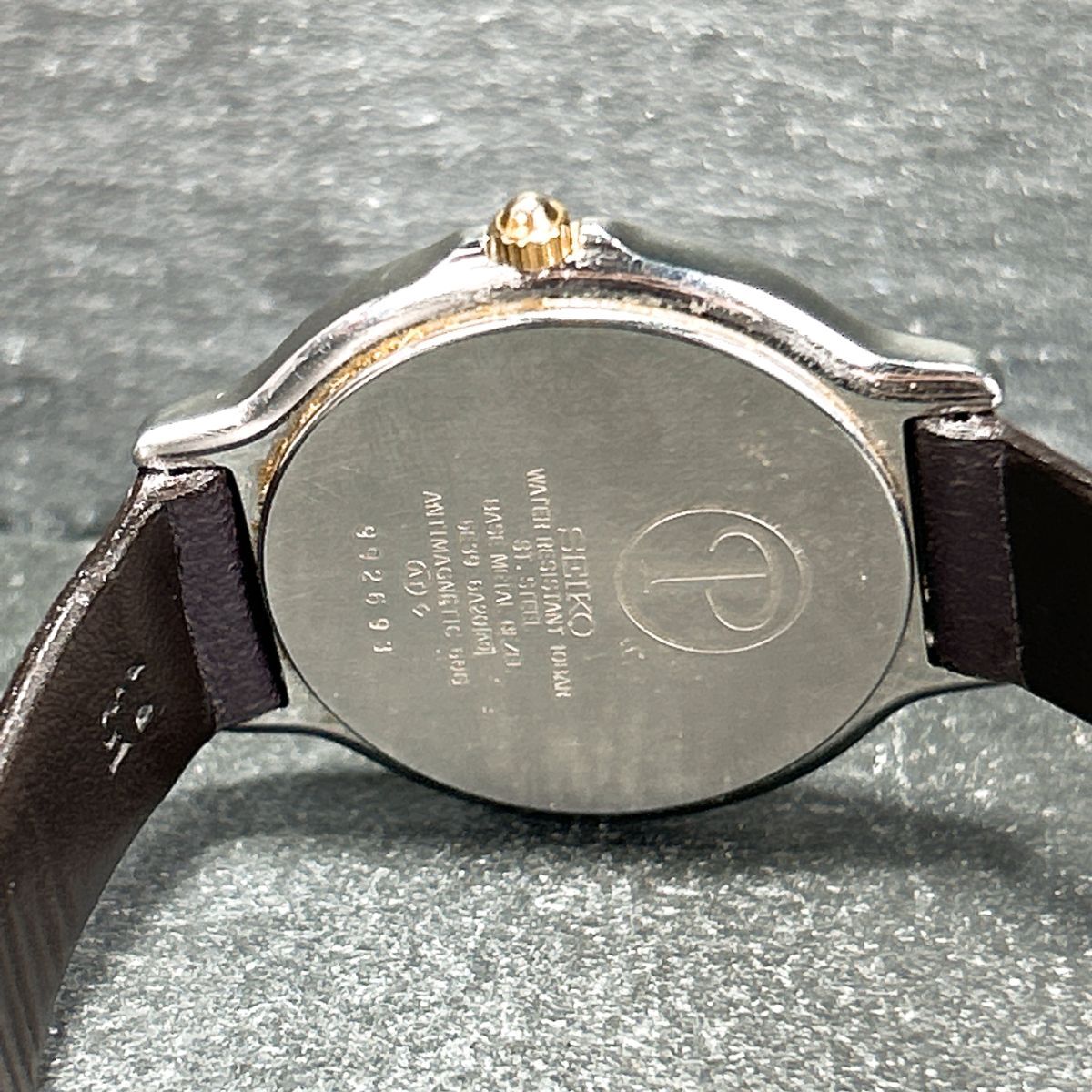 SEIKO モドス自動巻き 腕時計 アラビックブラックダイヤル36mm