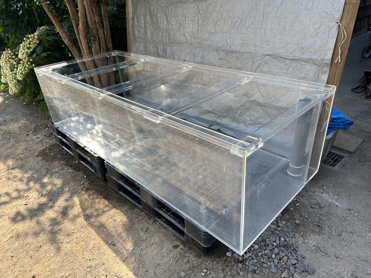 新品 隔離水槽にも ブラックシリコン 横幅600mm×奥行き200mm×高さ250mm オーバーフロー クリア管　水槽 熱帯魚、海水魚に アクアリウム チャーム 60cm水槽 ブラックシリコン アクロ60N(60×30×36cm) 243112 1