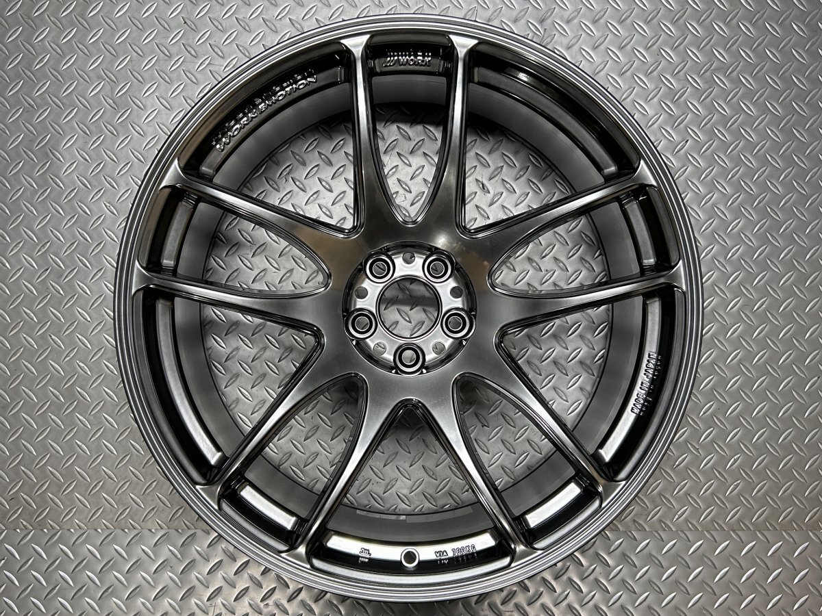 中古】WORK EMOTION CR Kiwami ! 9J PCD100 4H ! 195/40R17 ディープ
