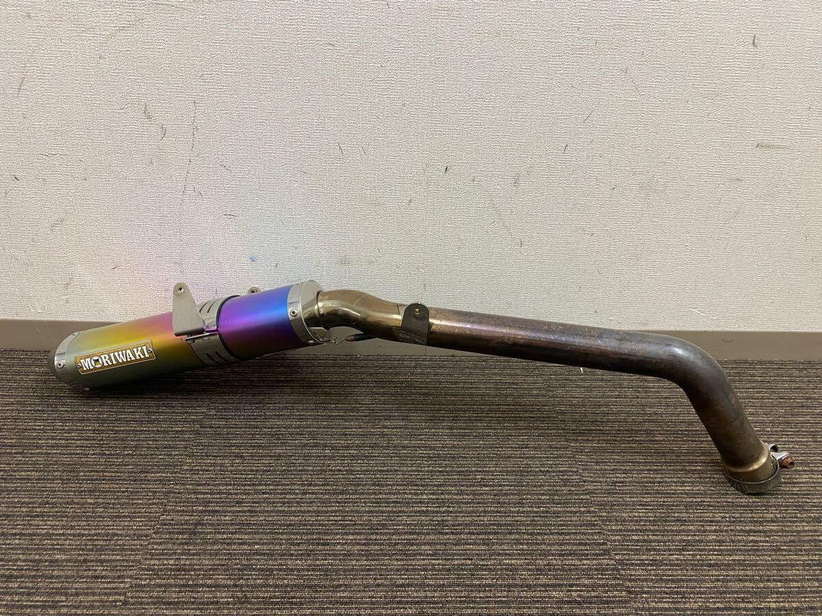 スズキ ジェベル200ソリッド モタード 異形スリップオン SUS マフラー