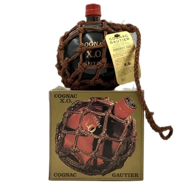 XO フィッシャーボール 舵型台座付き 700ml 40%アンティークにも最適 COGNAC GAUTIER/ゴーティエ XO フィッシャーボール 舵型台座付き