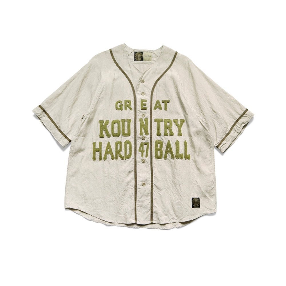 KAPITAL 平田和宏 数字プリント 長袖Tシャツ サイズXL ⭐型男天下⭐早安同款KAPITAL平田和宏日系休閒骨頭刺繡字母寬鬆
