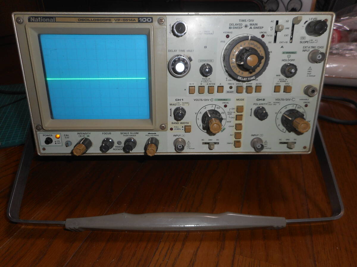 ナショナル オシロスコープ 名機 VP-5260A AutoFix10 動作品 ナショナル オシロスコープ VP-5260A - メルカリ