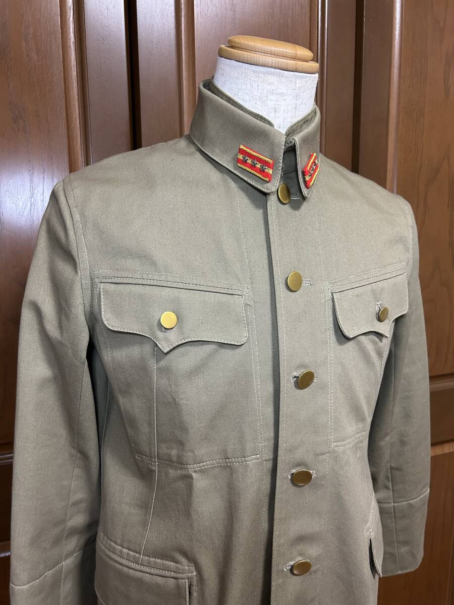 新品】日本軍日本陸軍☆昭和13年制防暑衣【小寸】-略帽銃剣背嚢