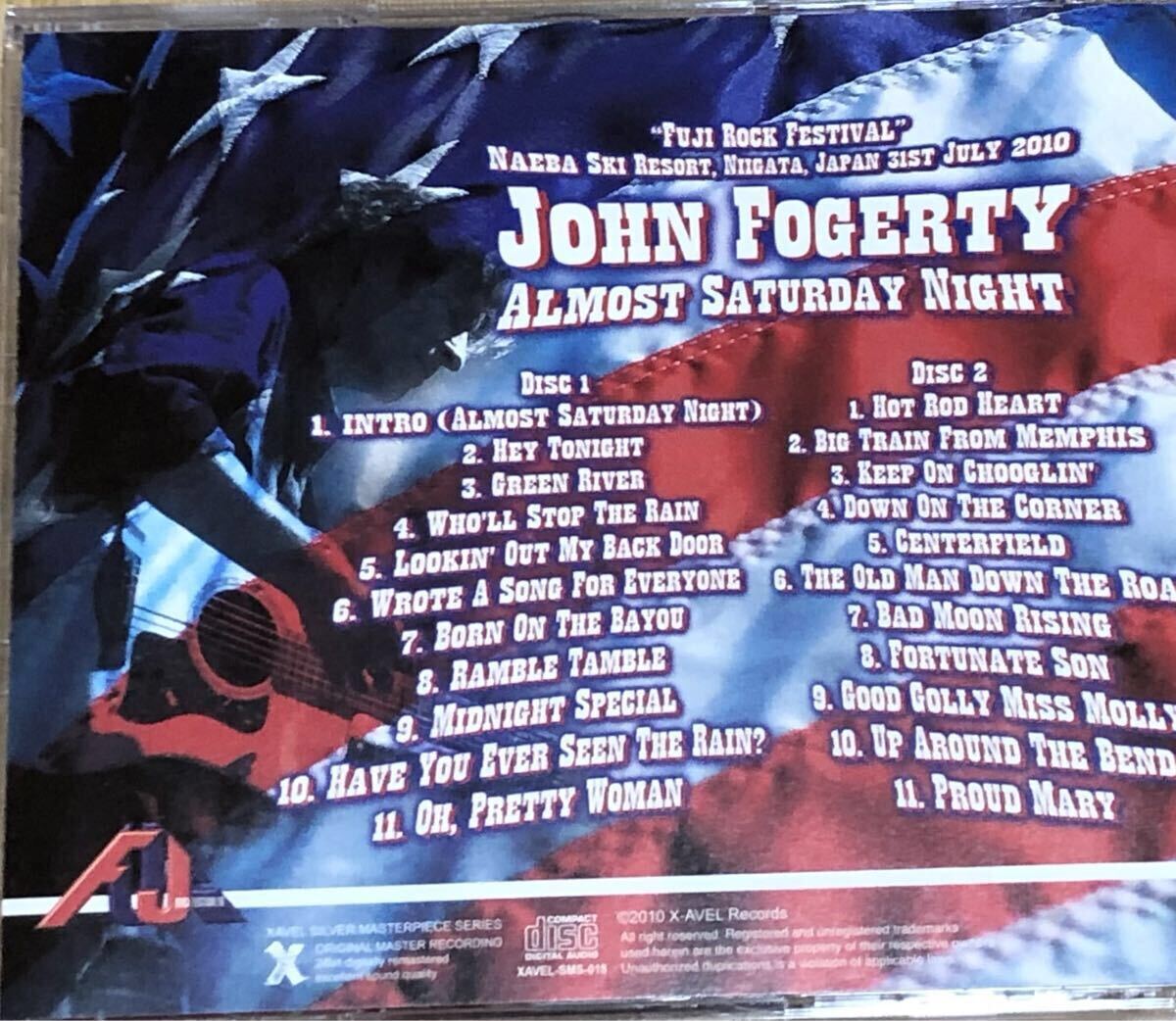 【目立った傷や汚れなし】JOHN FOGERTY/ALMOST SATURDAY NIGHT(2CD)/2010年7月31日/FUJI ...