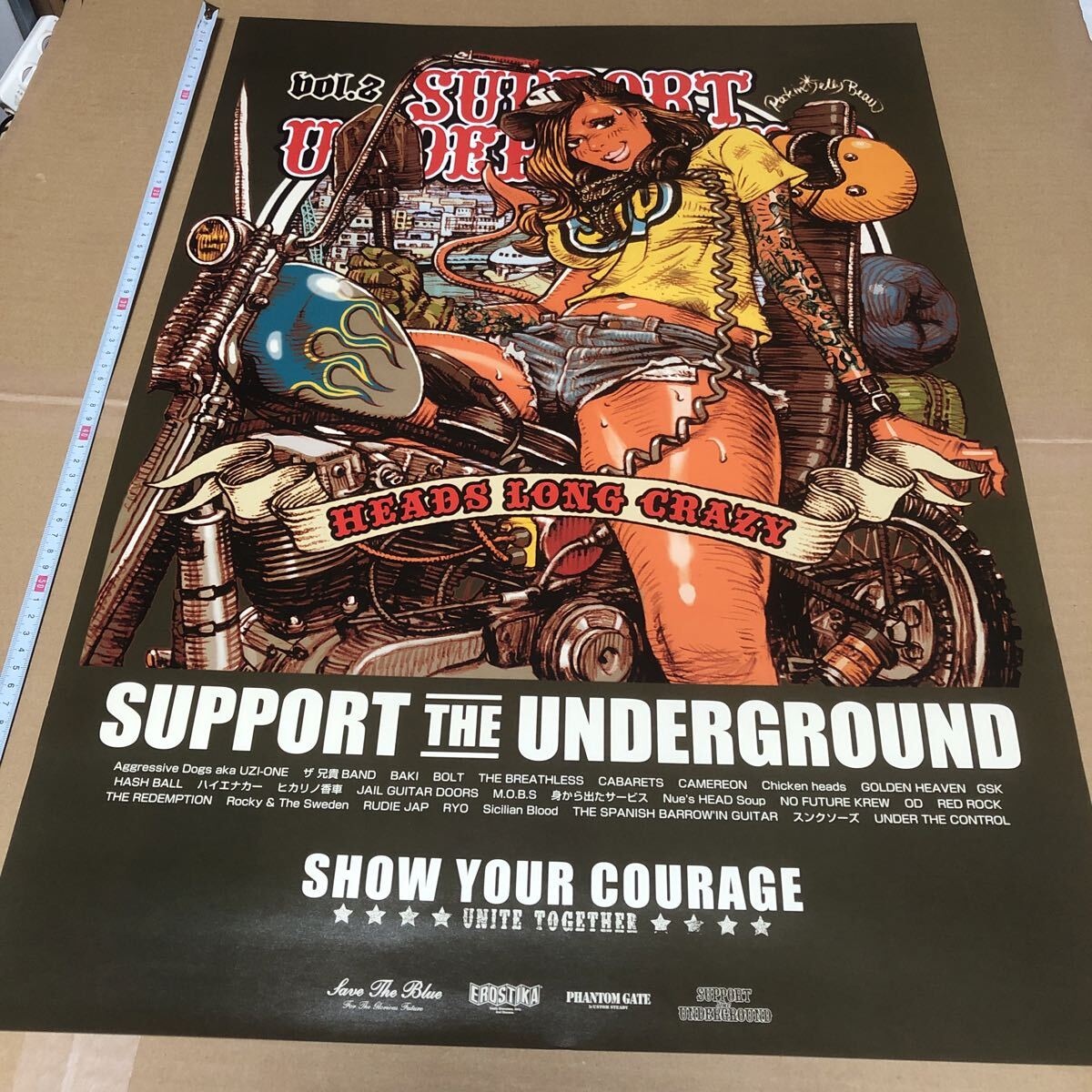 ロッキンジェリービーン support the underground ポスター ロッキンジェリービーン support the underground ポスター