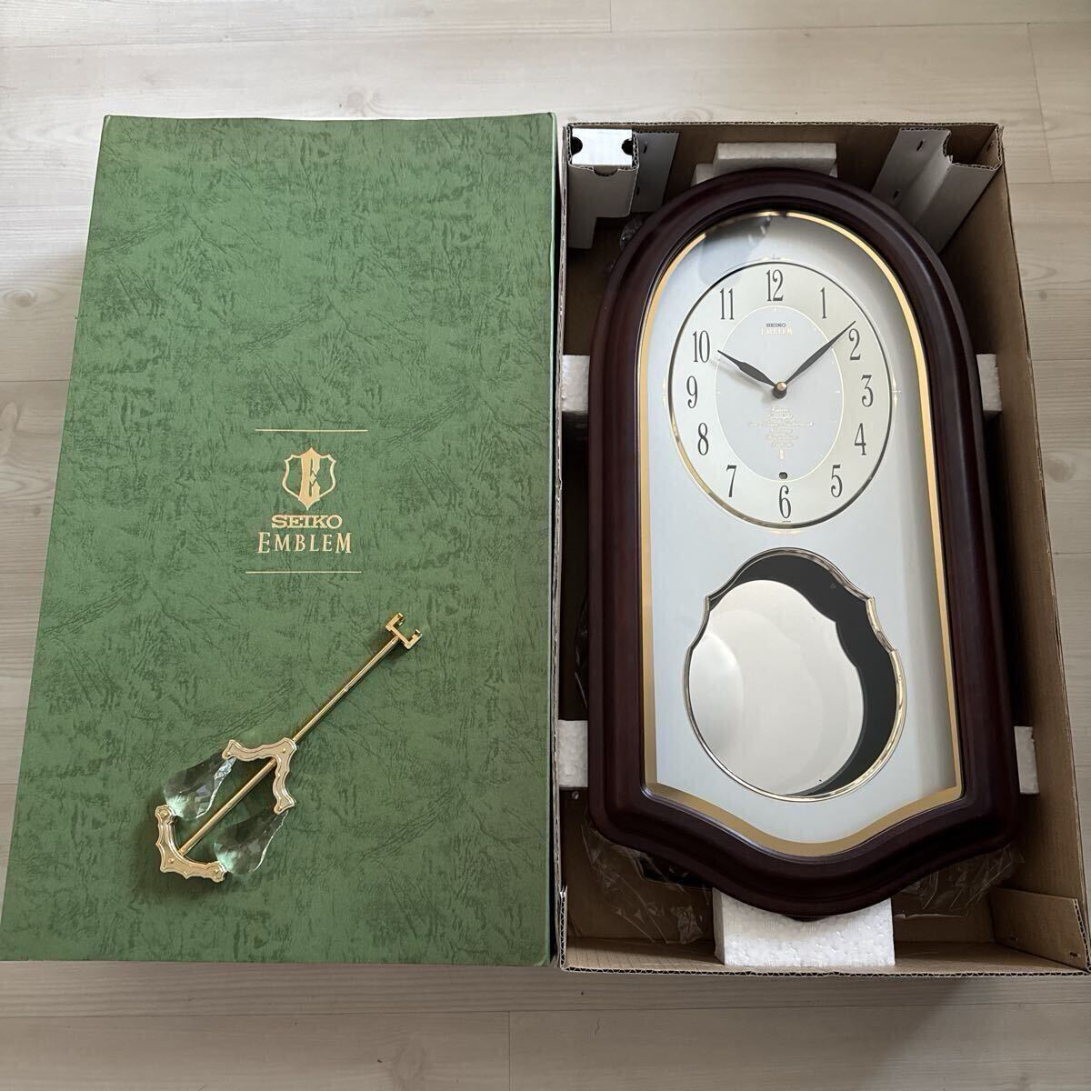 美品】SEIKO EMBLEM HS347B 高音質FM音源オルゴール セイコー