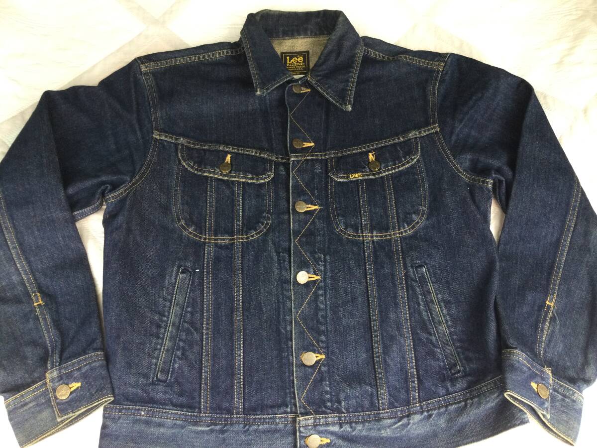 EVISU NO.2 1557 デニム ジャケット 40 濃紺 良品 サード 革パッチ