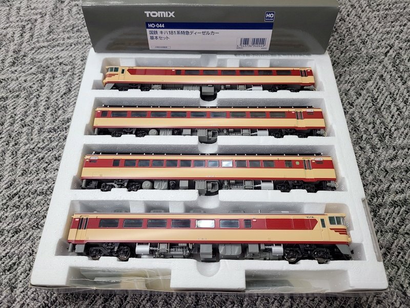 【通電動作未確認】TOMIX 国鉄 キハ181系 特急ディーゼルカー 基本セット HO-044 HOゲージ トミックス 1円~　Y8815の1番目の画像
