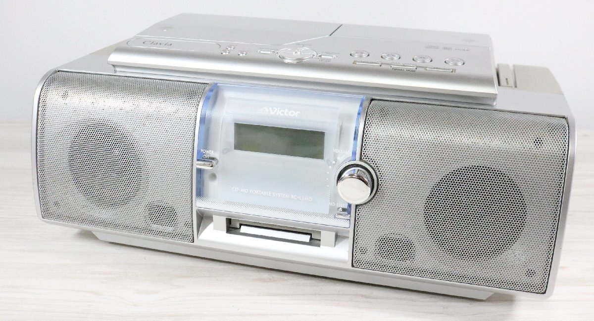 ◇[中古] Victor CD-MDポータブルシステム CD MD ラジカセ Clavia RC