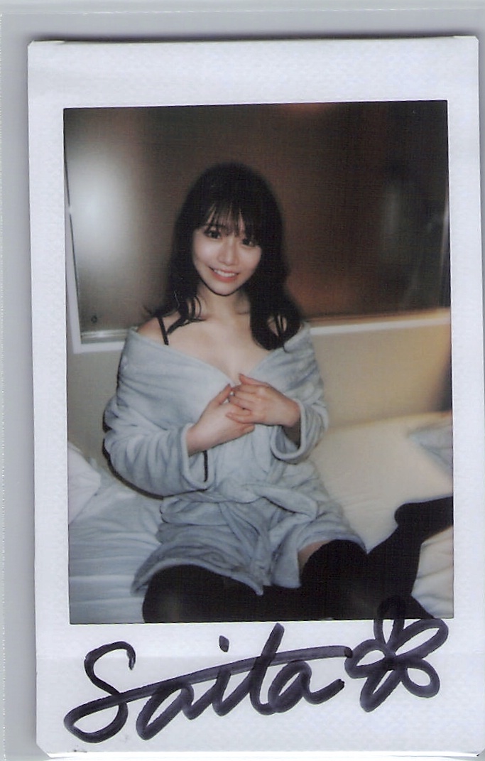未使用】チェキ 河北彩伽 ( 河北彩花 )(かわきたさいか) 直筆 サイン