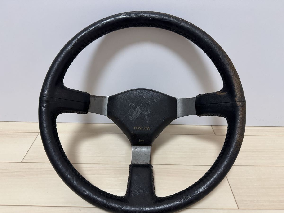 スターレット KP61 トヨタ純正 ステアリング 純正 ハンドル 中古品