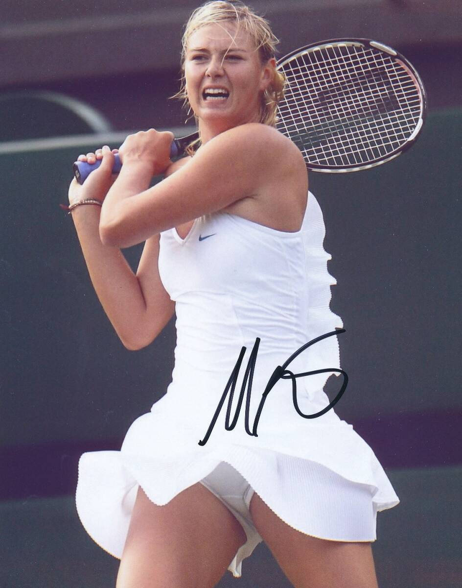 WTAツアー選手権優勝マリア・シャラポワ☆Maria Sharapova直筆サイン