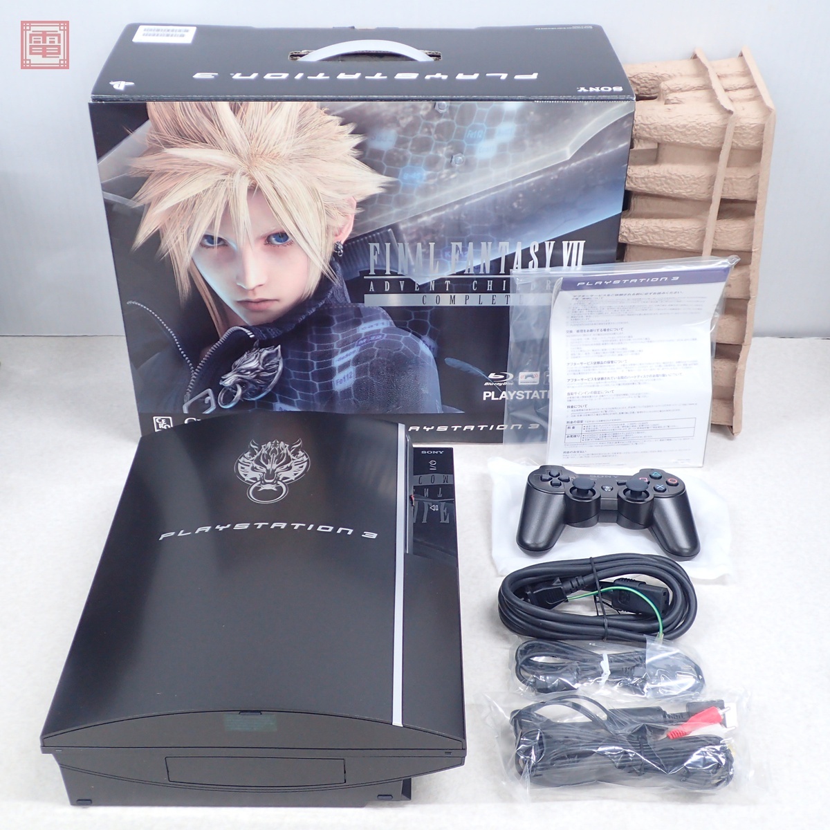1円〜 未使用 PS3 プレステ3 本体 ファイナルファンタジーVII アドベントチルドレン SQUARE ENIX ソニー SONY 箱説付【40の1番目の画像