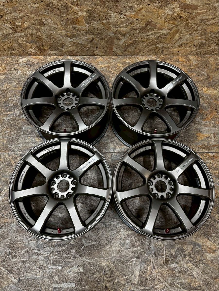 WORK ワーク エモーション XT7 17インチ 8J+42 5H114.3 205/50R17