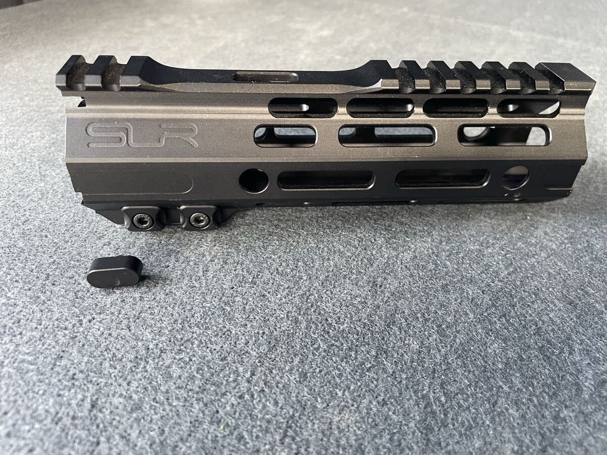 【未使用】★送料￥210～★SLR RIFLEWORKS Mod1 Barricadeタイプ HANDSTOP M-LOK(M4 ハンド ...