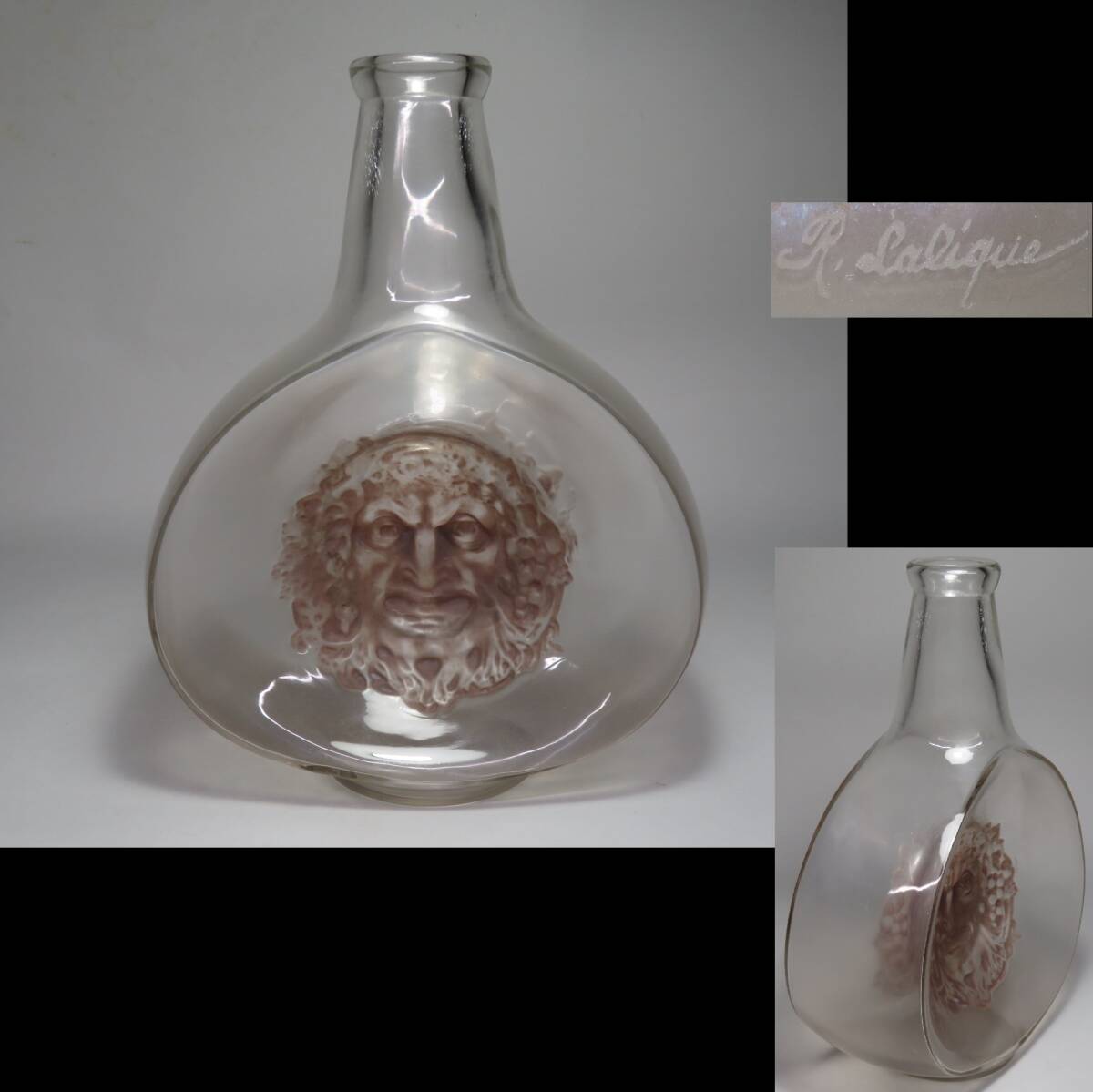 目立った傷や汚れなし】Rene Lalique ルネ・ラリック デキャンタ 酒器