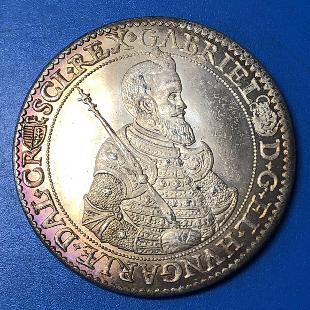 1621年 ハンガリー王国 ベトレン・ガーボル 古銭 大型銀貨 記念硬貨 