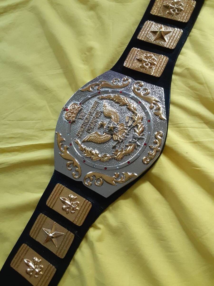 新品】IWGPジュニアヘビー級選手権王座 チャンピオンベルトの落札情報