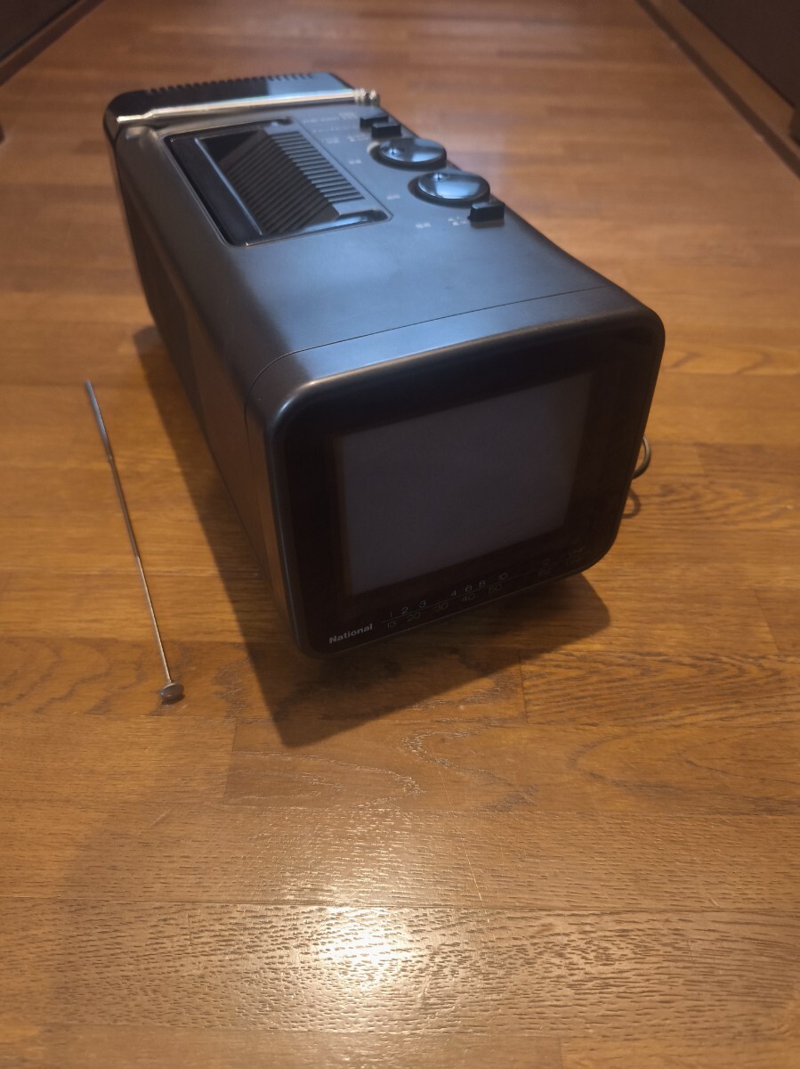 未使用・展示品】ナショナル てれ・ほん11 ブルー色 電話付きカラー