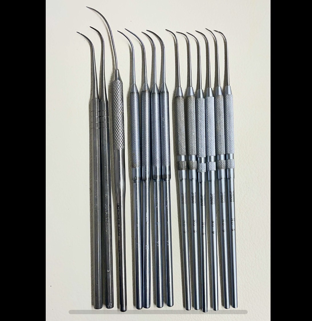 N☆歯科 練成充填器 9本セット☆YDM #4 #6 #13 F-BS#3 F-B3 裏層器