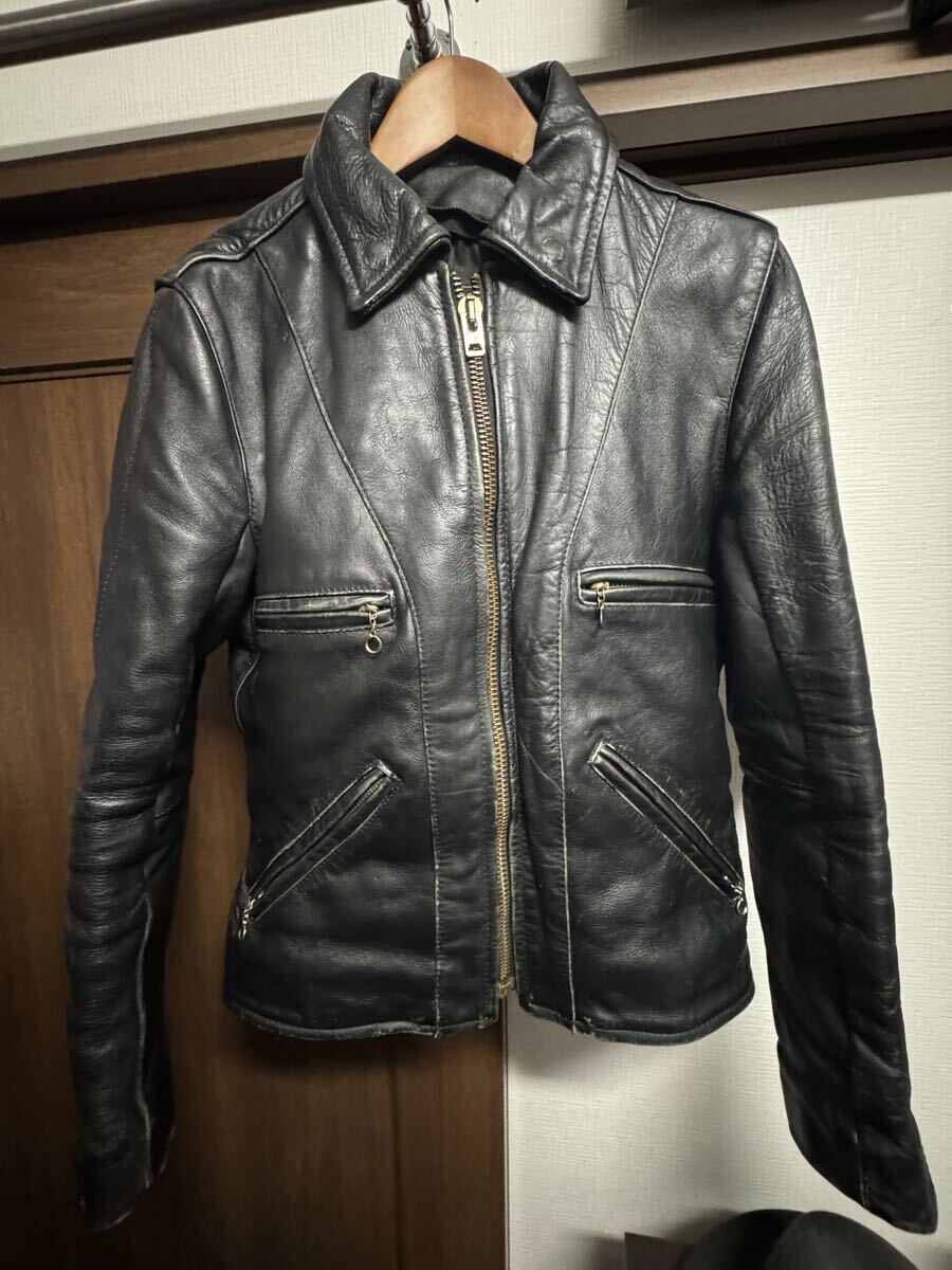 雰囲気抜群 初期 ADDICT CLOTHES アディクトクローズ AD-03 馬革