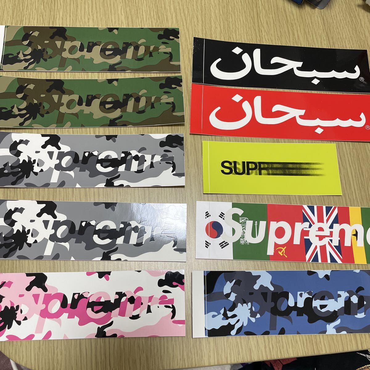 新品】Supreme Damien Hirst Box Logo Sticker 3枚セット ダミアン