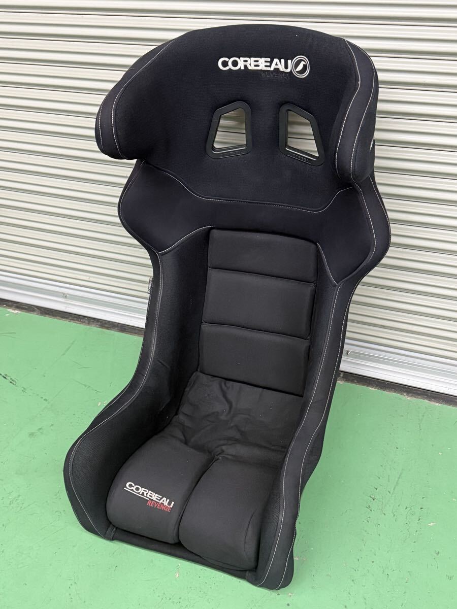 当時物　CORBEAU　コルビュー　フルバケットシート　右肩部破れあり　下止め Yahoo!オークション - CORBEAU コルビュー バケットシート
