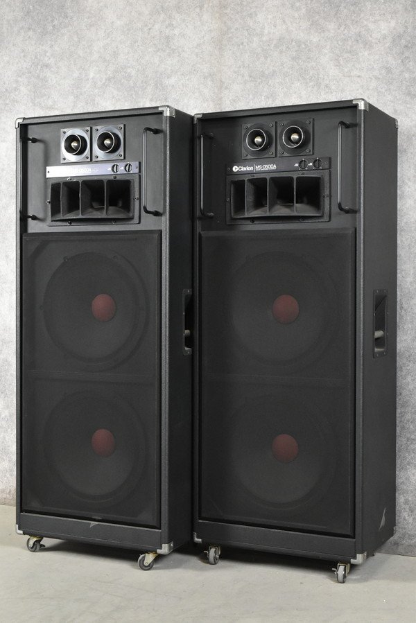 中古】□1円～：クラリオン (Clarion) 2wayスピーカー「MS-2100A(B