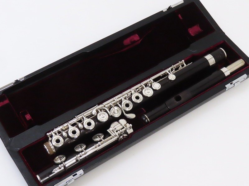 中古】【V.Q.パウエル】純正木製ケース＆本革ケースカバー（H足部管