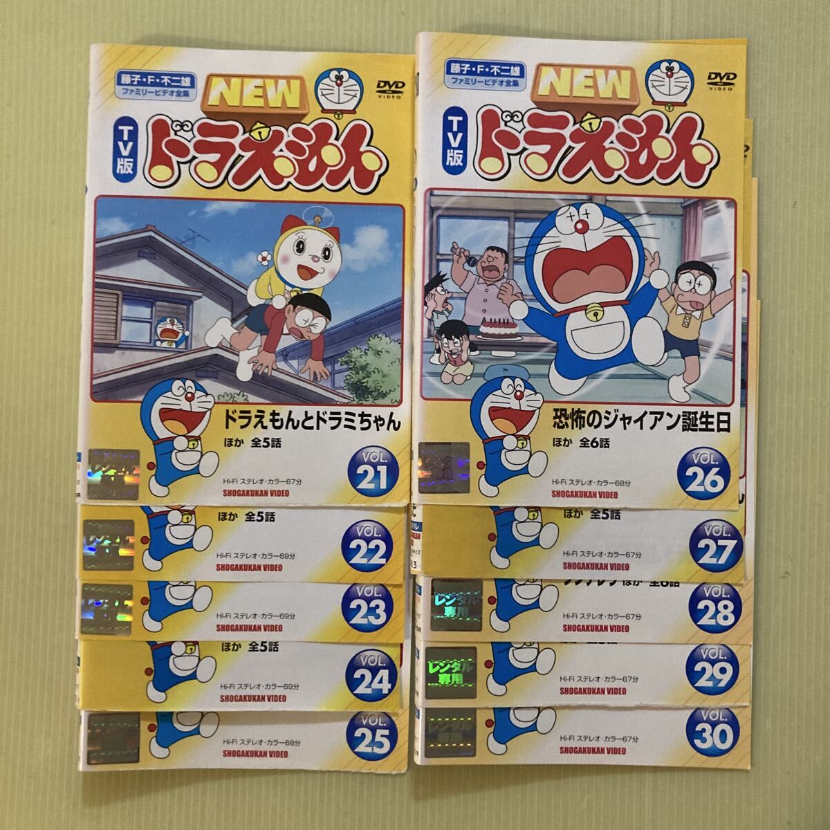VHS ドラえもん 21世紀テレビ文庫 33巻セットおまけ付き 21世紀テレビ文庫 ドラえもん TV版 VHS 即決〈同梱歓迎〉VHS : 全6話