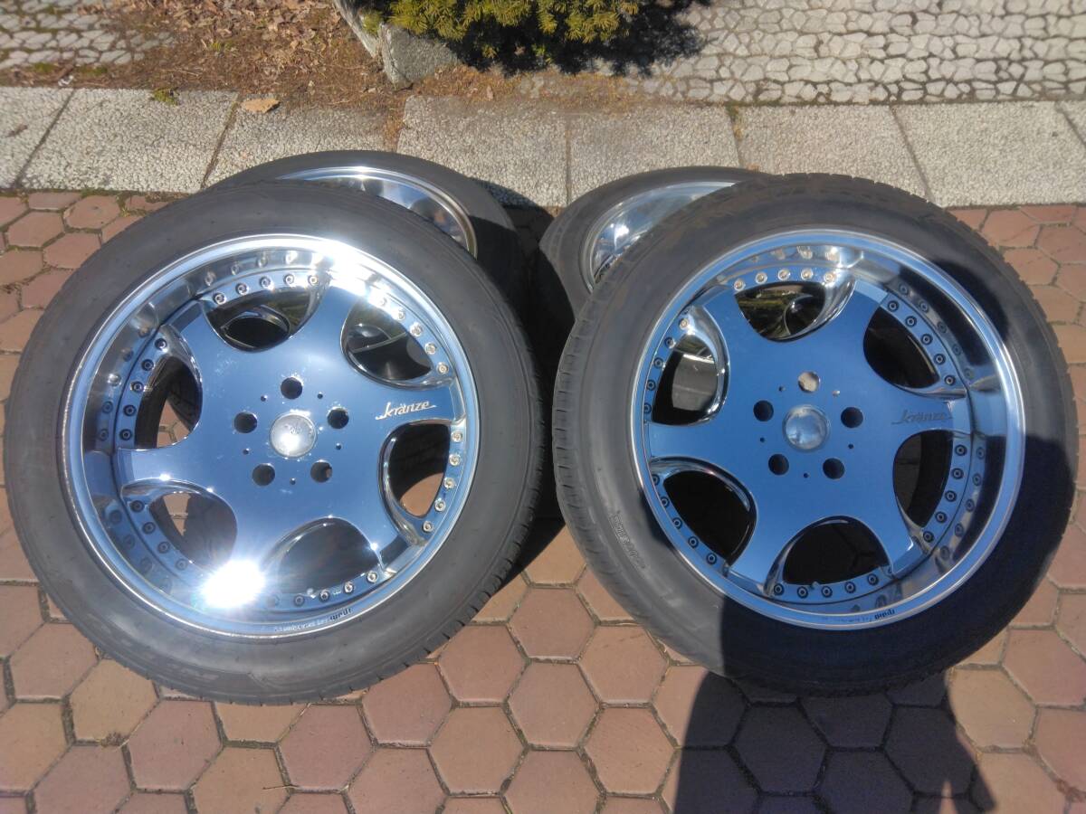 クレンツェ バズレイア 15 6j+37 PCD100 4本 中古の落札情報詳細 