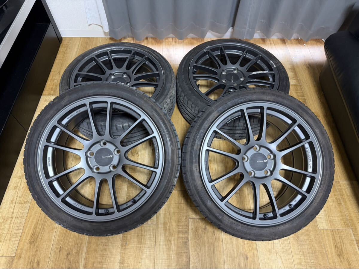 エンケイ/ENKEI Racing RP03 17×7J 4H 100 +35 4本 Z12キューブなどの