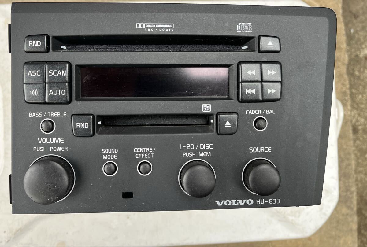 Panasonic VOLVO240 純正カーオーディオ ボルボ 240（VOLVO 240）後期 純正 カーオーディオ/カーステレオ