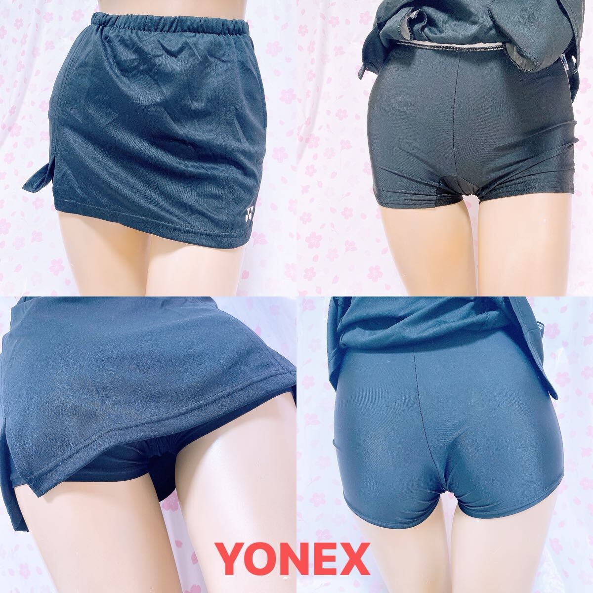 YONEX テニスウェア ポロシャツとスカート、アンダースコートセット YONEX/ヨネックス/テニスウェア/上下セット/半袖ポロシャツ/プリーツ