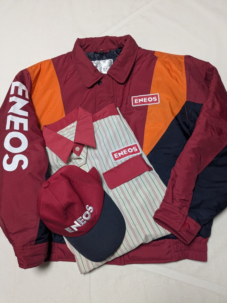 中古】【ENEOS】エネオス◇スタッフ用 半袖つなぎ 制服◇女性用/7の