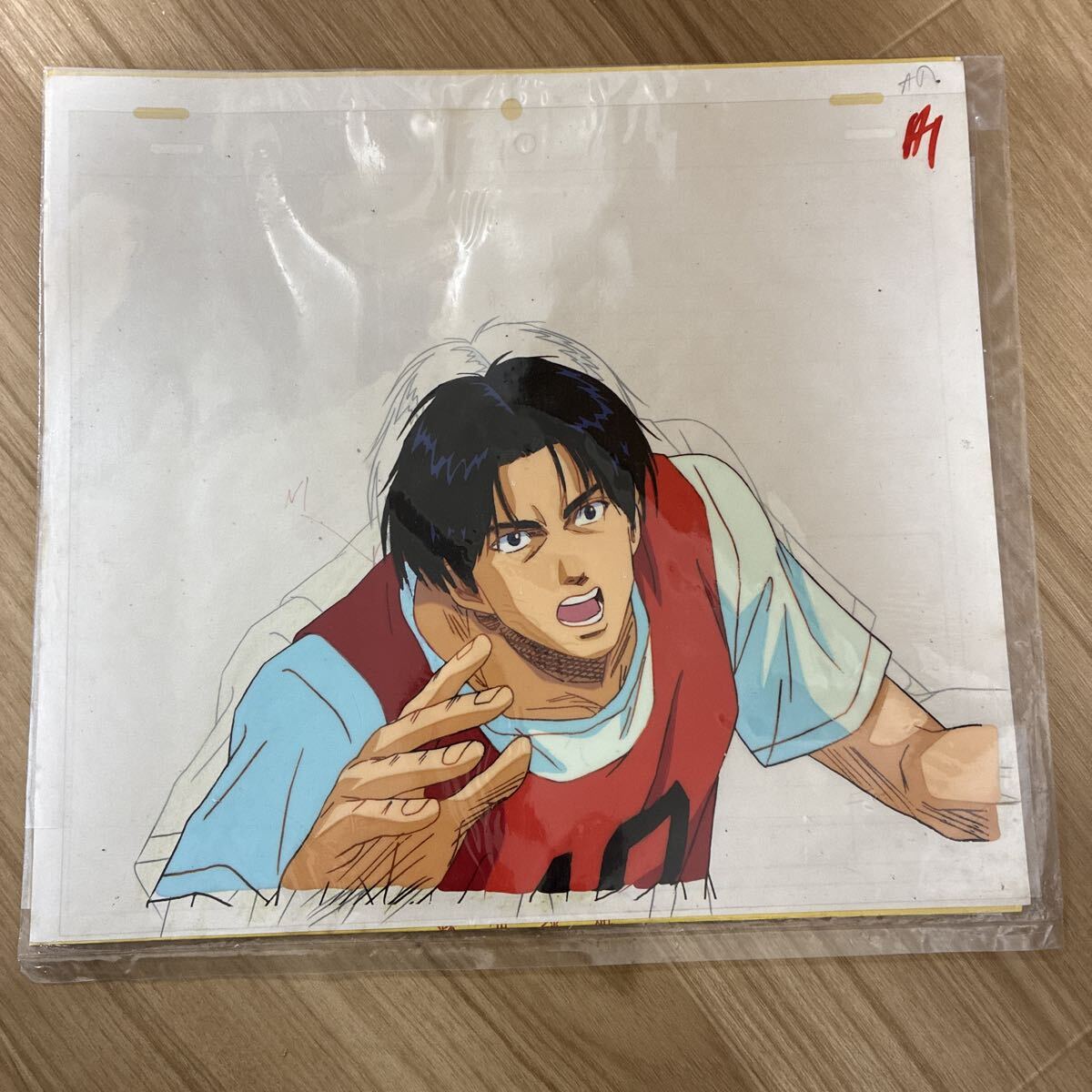 セル画】 スラムダンク （ゴリ 赤木剛憲） セル画 コピー背景付、口