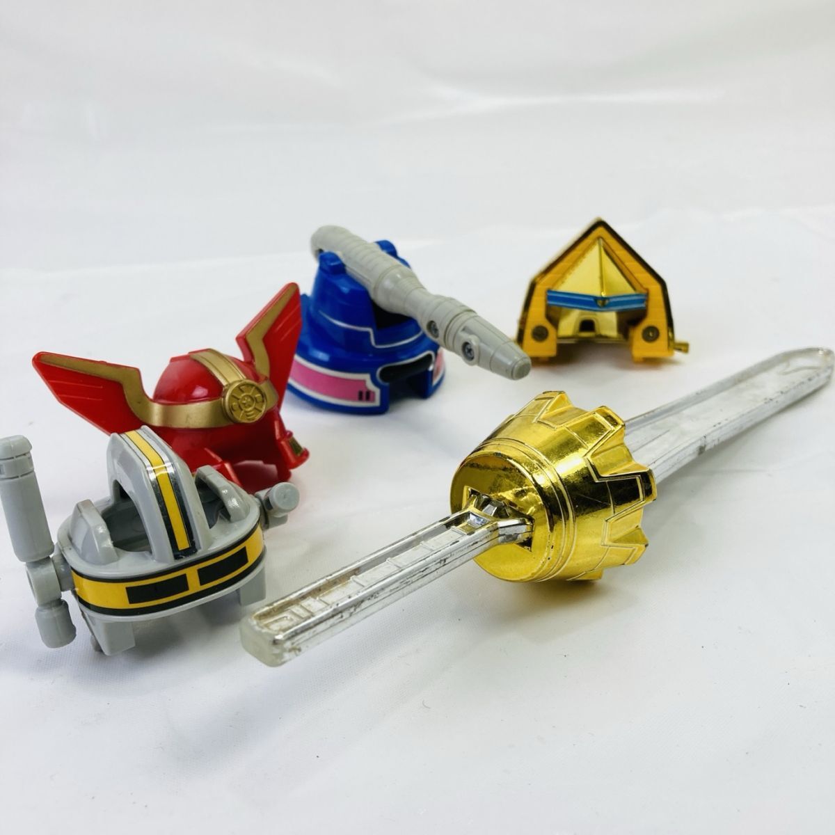 1995年超力戦隊オーレンジャー箱付当時物レッドフィギュア超力変身顔が