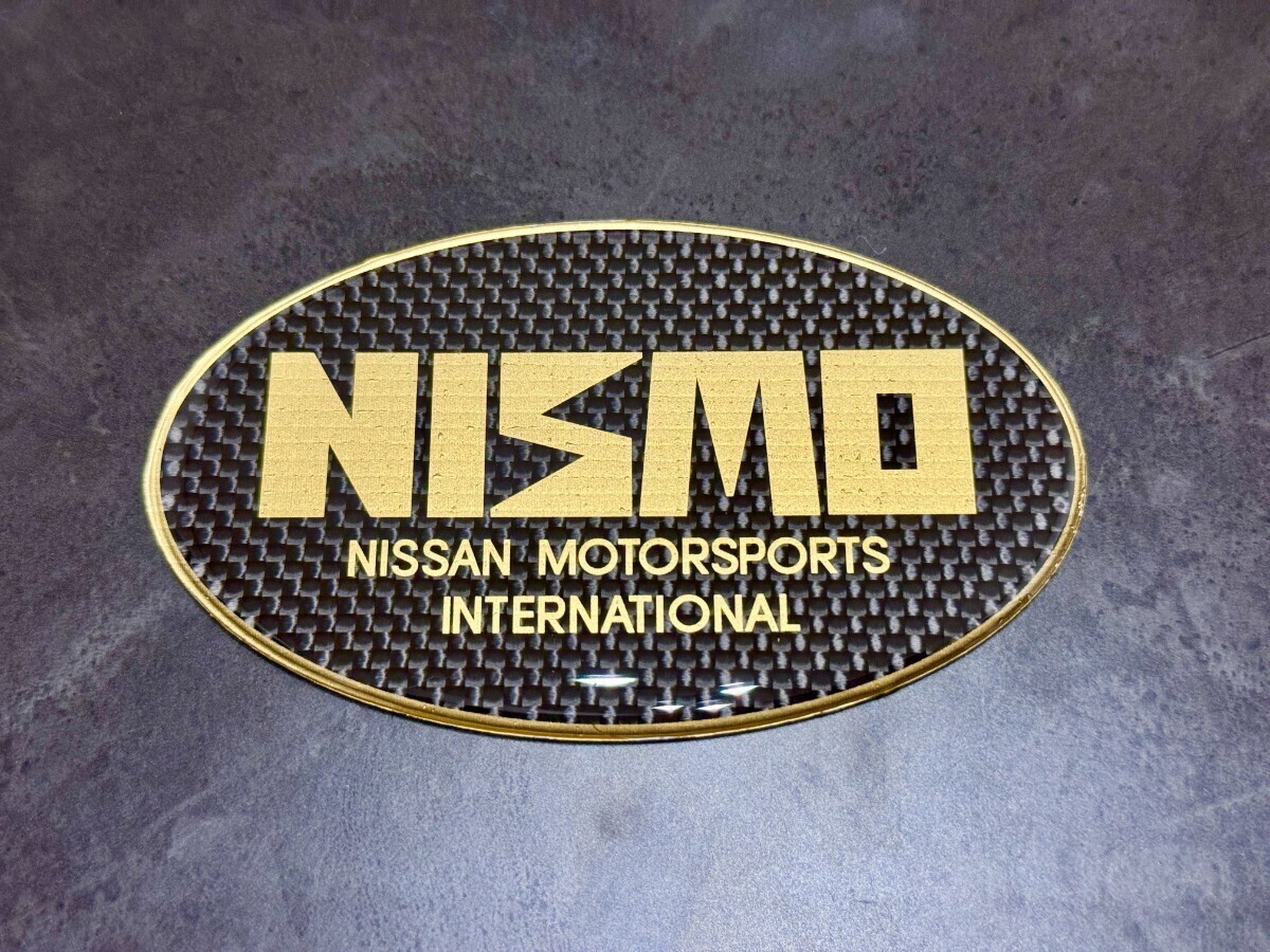 送料無料＊旧車当時ものエンブレム NISMO ニスモ 日産 旧文字 旧ロゴ 