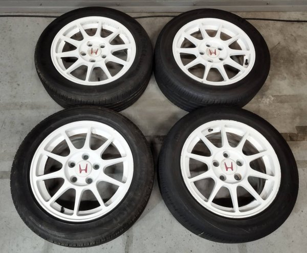 希少 EKシビック ホンダ純正アルミホイール モデューロ PCD100 4H 15
