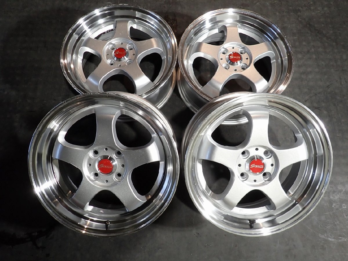 stealth racing k36 + hankook ventus v8rs 165/45/R16 4本セット 