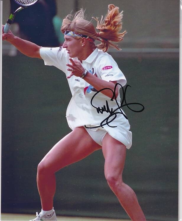 シュテフィ・グラフ Steffi Graf直筆サイン入り写真☆証明書COA付2L