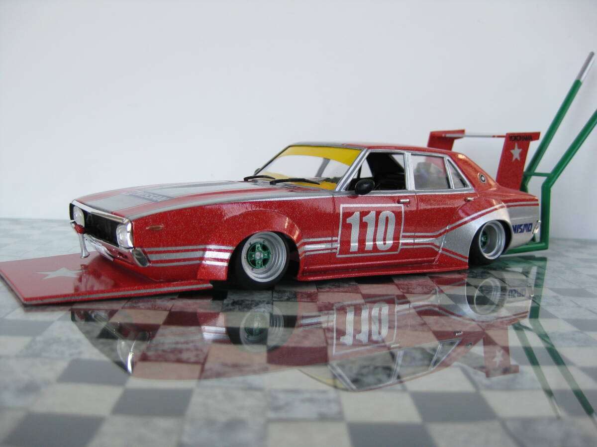 1/24プラモデル完成品 330チバラギ仕様 街道レーサー☆完成品の落札