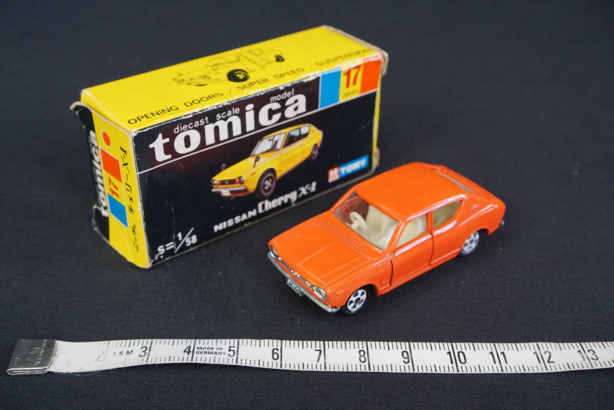 トミカ ニッサン チェリーX-1 No.17 黒箱 日本製 Yahoo!オークション
