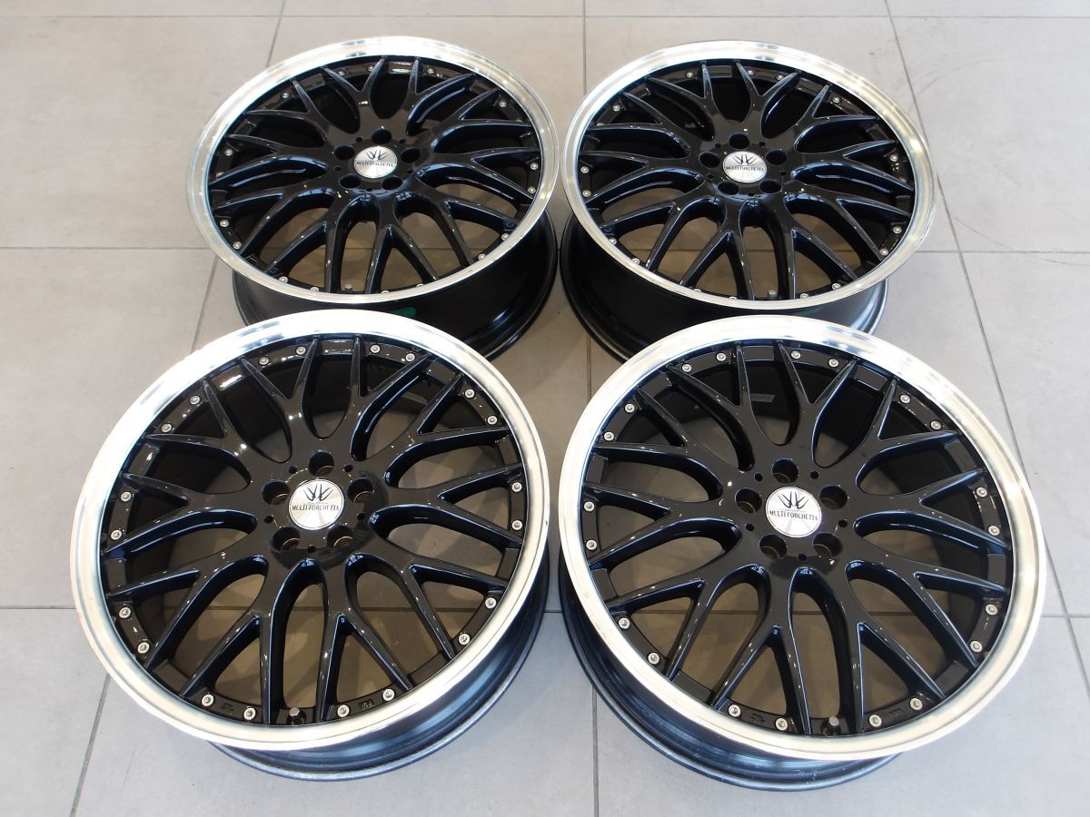 中古】深リム ロクサーニ マルチフォルケッタ PCD100 プリウス 30 50