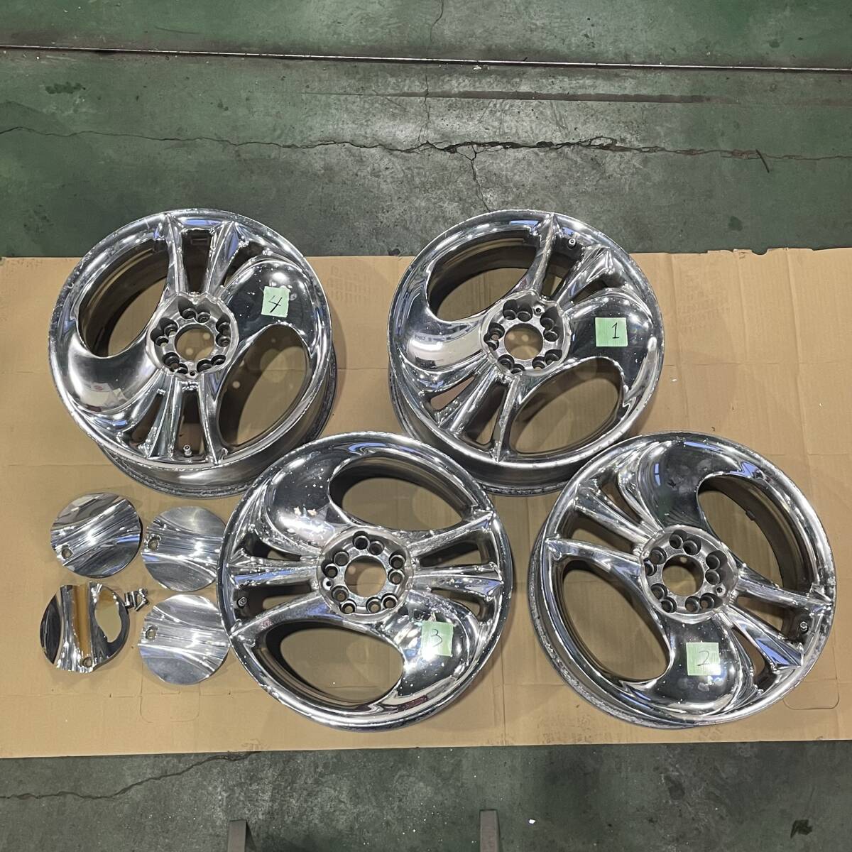 傷や汚れあり】GARSON DRUGーC ギャルソンドラッグC 17X7J PCD 114.3