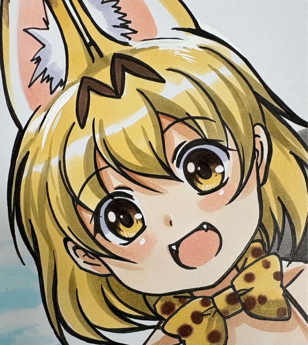 新品 けものフレンズ 同人 手描き イラスト サーバル 新品 けものフレンズ 同人 手描き イラスト サーバル