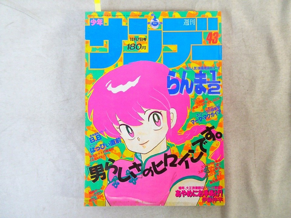 F06 週刊少年サンデー 1987年45号 丼池女子大付属高校 ベアマーダー流