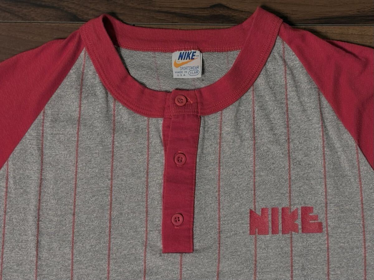 90s NIKE ナイキ ロゴ 刺繍 ワッペン 黒/ゴツナイキ オレンジタグ 80s 