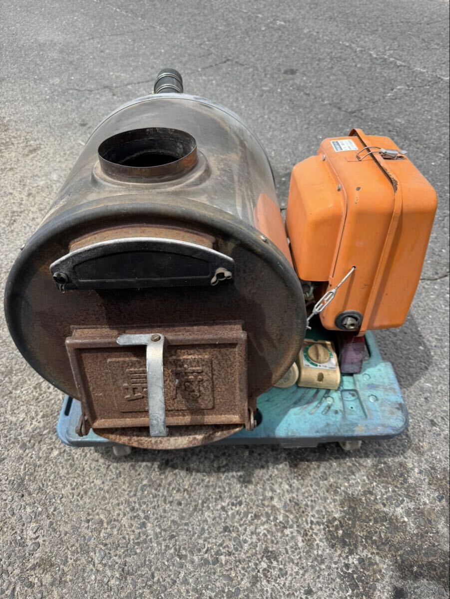 中古】長府 薪・灯油ボイラー 焼却兼用風呂釜 H2S-2 SB-72の落札情報